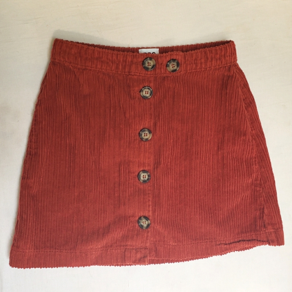BDG Urban Outfitters Red Corduroy Skirt XS